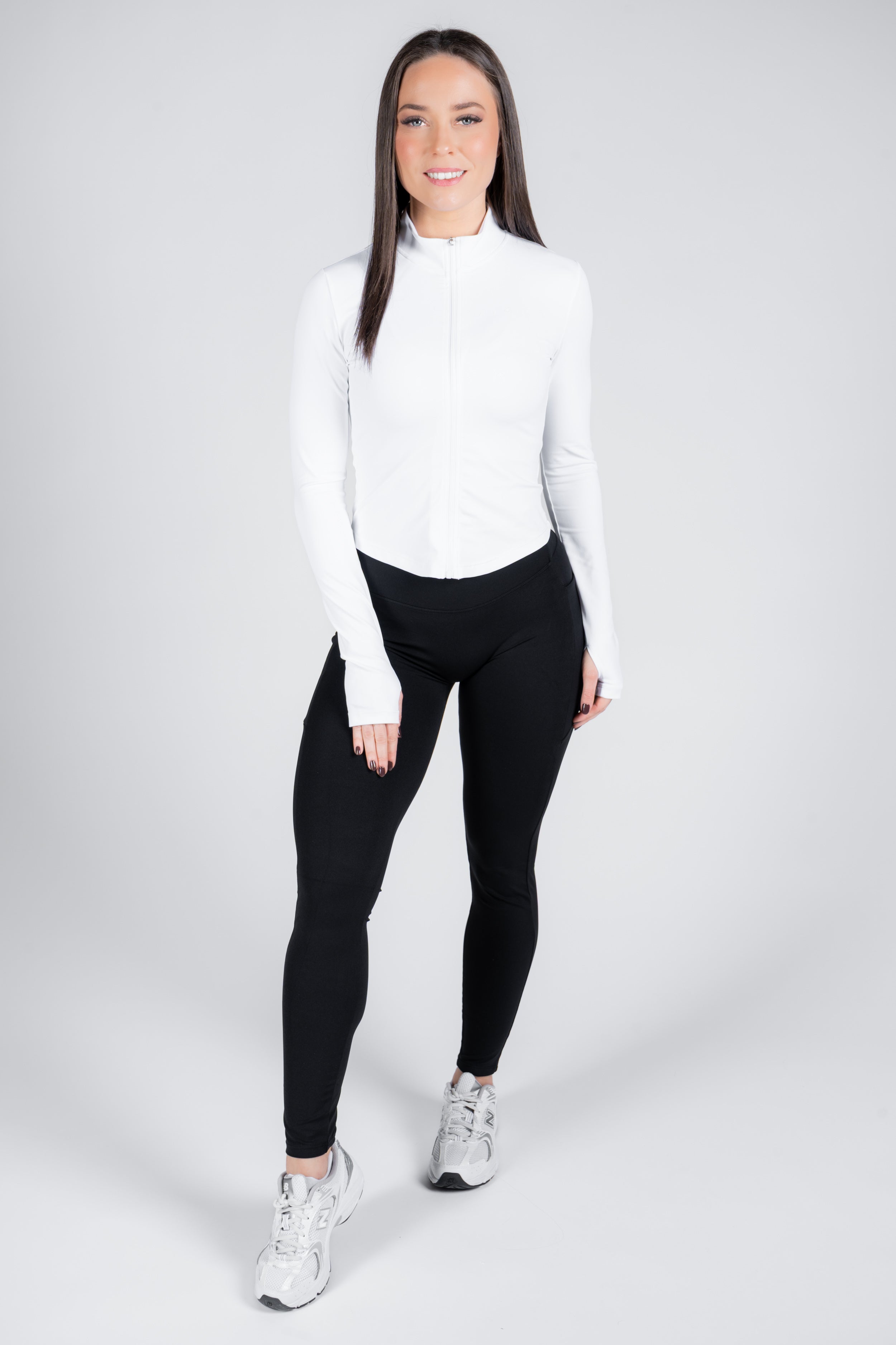 SECOND SKIN SCULPT MIKINA NA ZIP