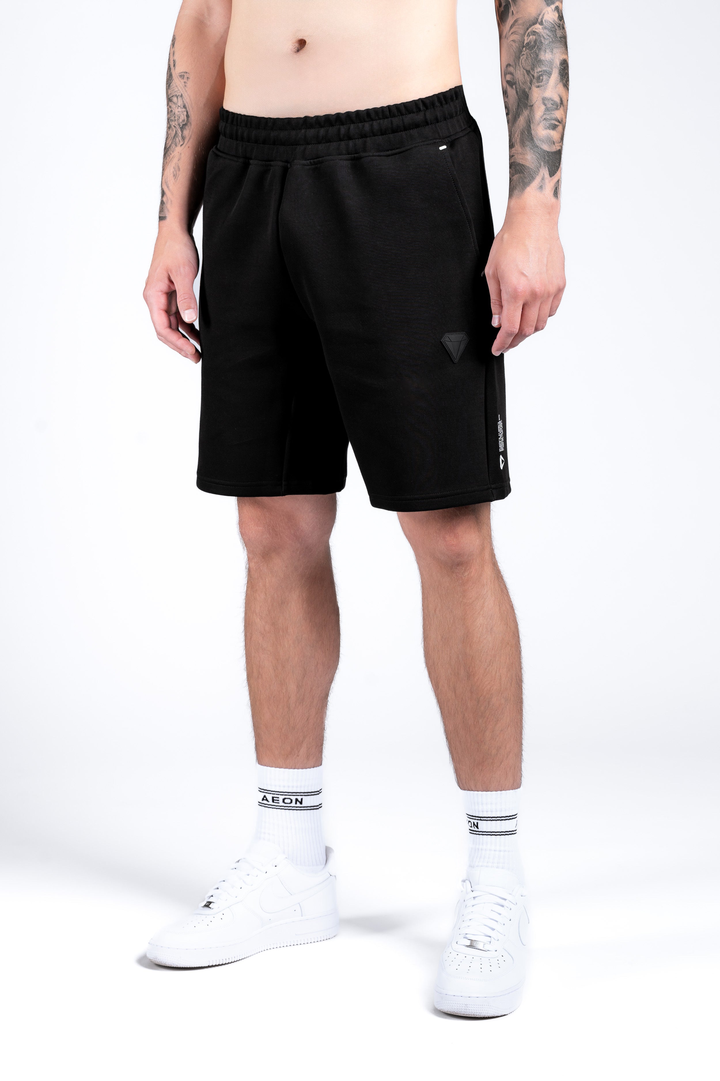 TECHPRO PÁNSKÝ KRÁTKÝ BALÍČEK - BLACK (2-KUSY)
