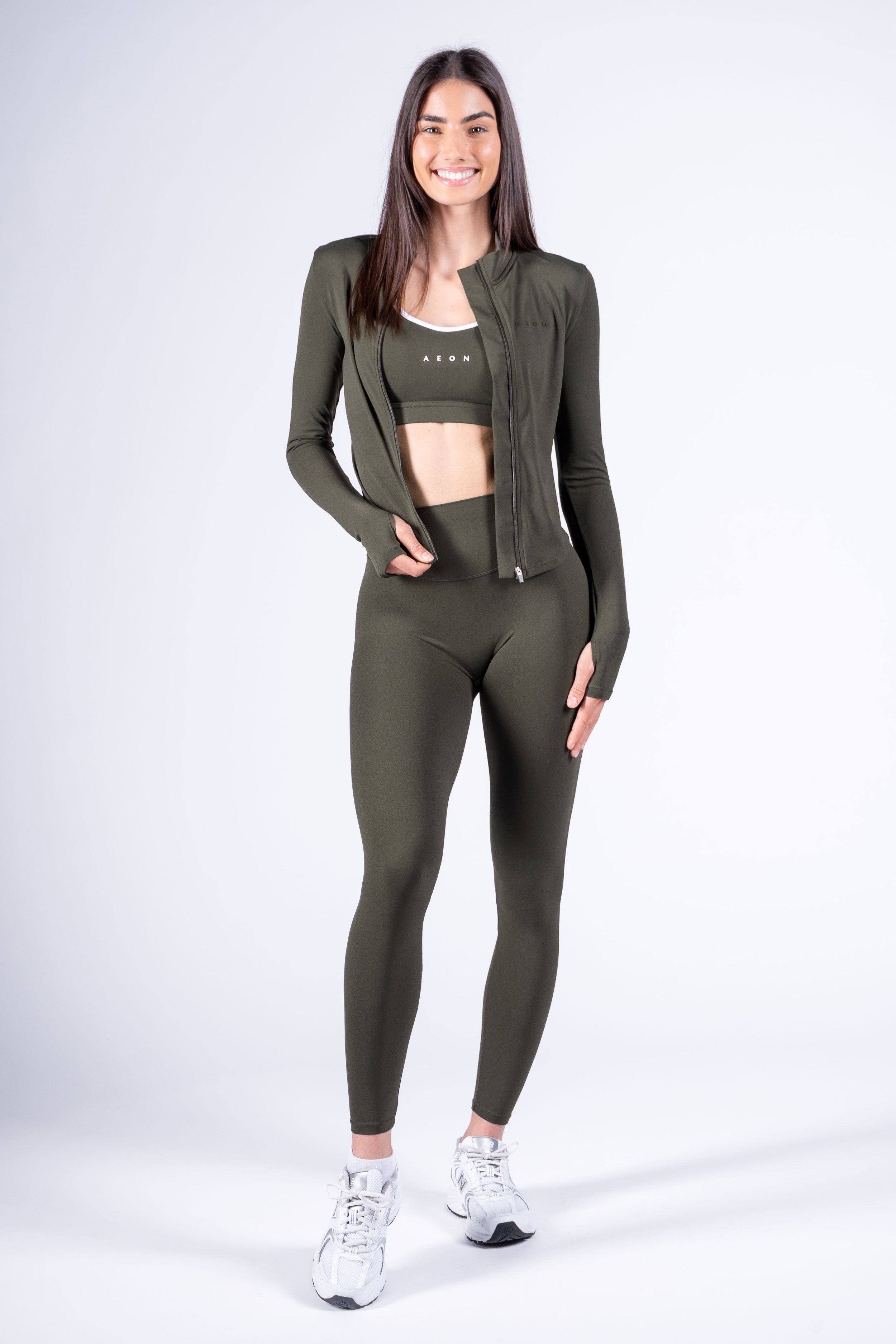 SECOND SKIN SET - OLIVE (3-KUSY)