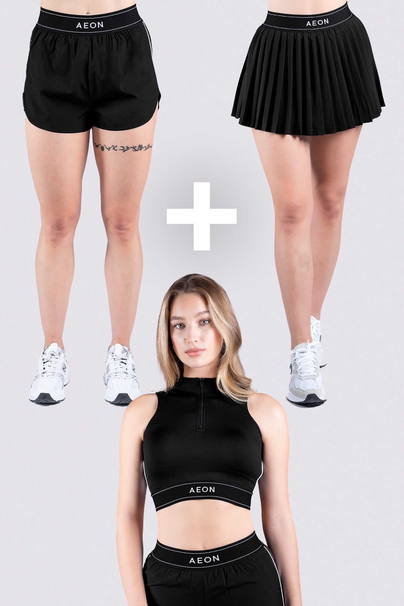 SECOND SKIN PRO SADA - BLACK (3-KUSY)