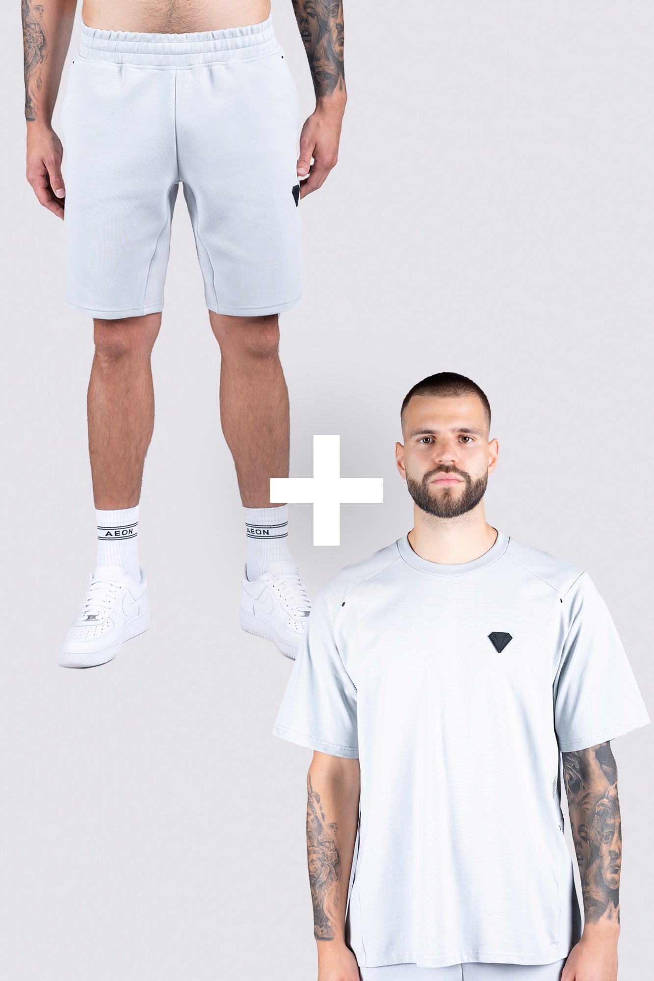 TECHPRO PÁNSKÝ KRÁTKÝ BALÍČEK - WOLF GREY (2-KUSY)