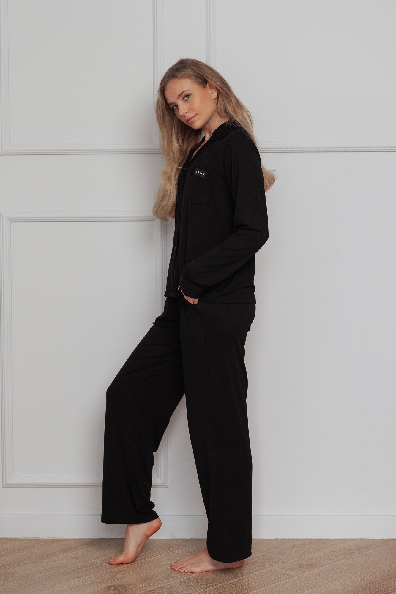 EASE PYJAMA BUNDLE - BLACK (2 - PIECE) - Aeon Athletics
