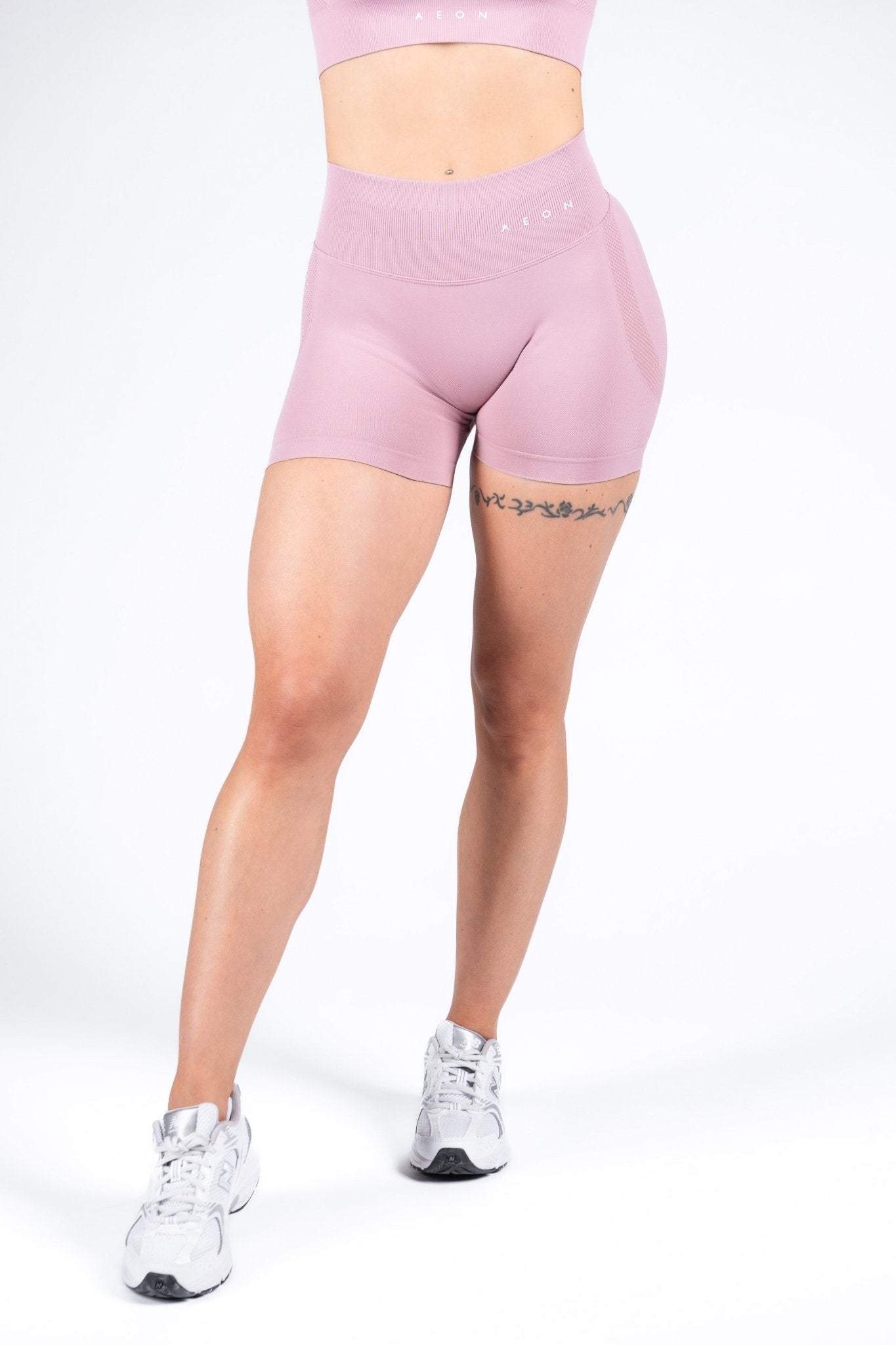 MOTION SEAMLESS SHORTS BUNDLE V2 - GRAPHITE & BURGUNDY & SOFT LILAC (3 - PIECE) - Aeon Athletics