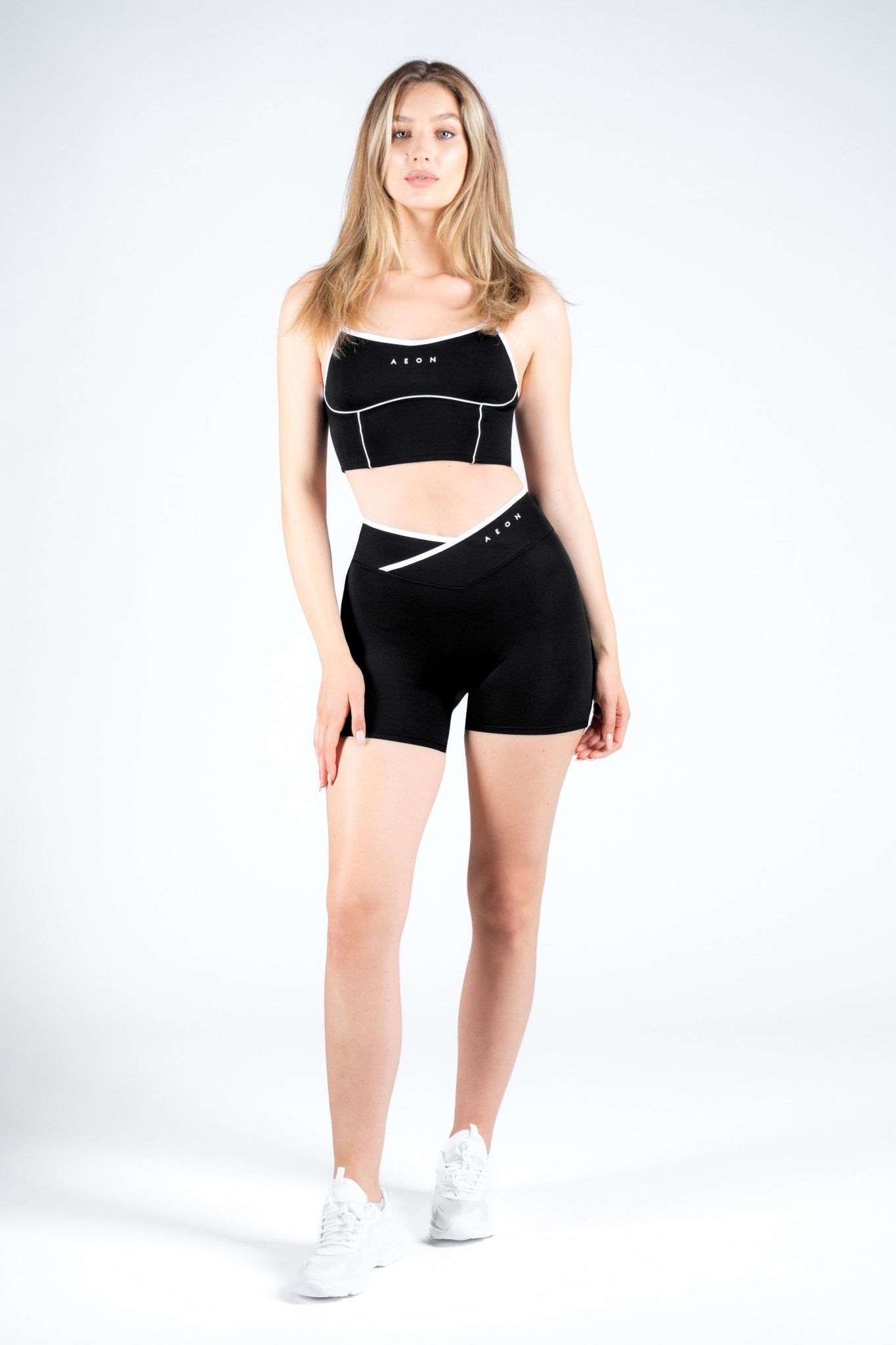 SECOND SKIN CONTRAST CROP TOP - Aeon Athletics