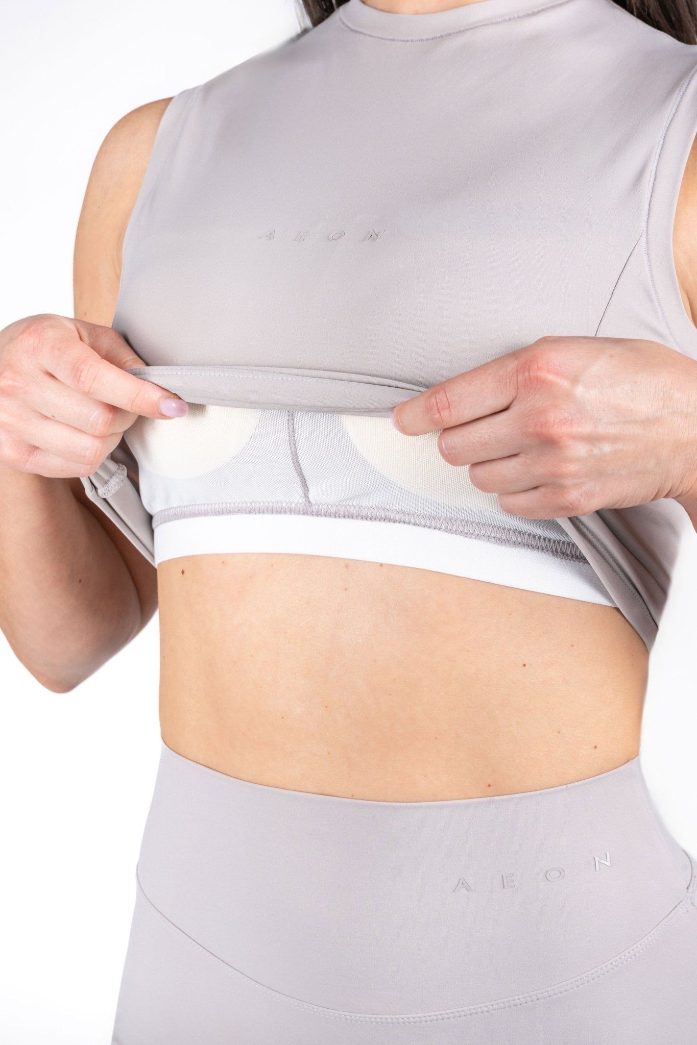 SECOND SKIN HIGH NECK TOP - Aeon Athletics