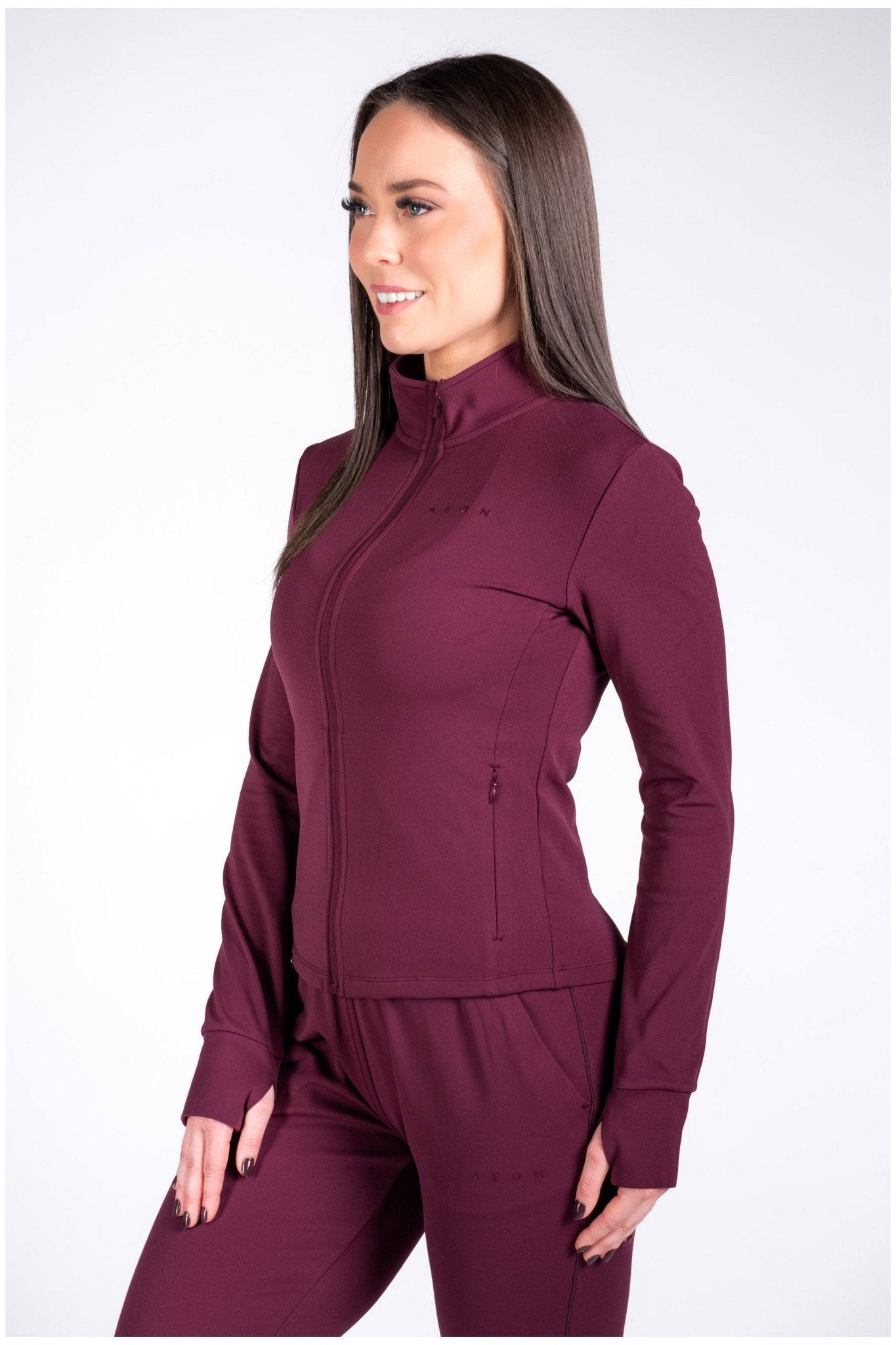 SECOND SKIN TRACKSUIT BUNDLE - BURGUNDY (2 - PIECE) - Aeon Athletics