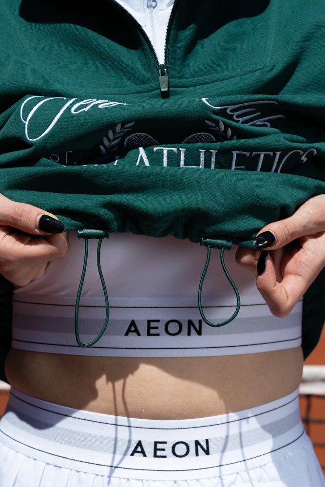 TENNIS CLUB BUNDLE - WHITE/ELITE GREEN (3 - PIECE) - Aeon Athletics