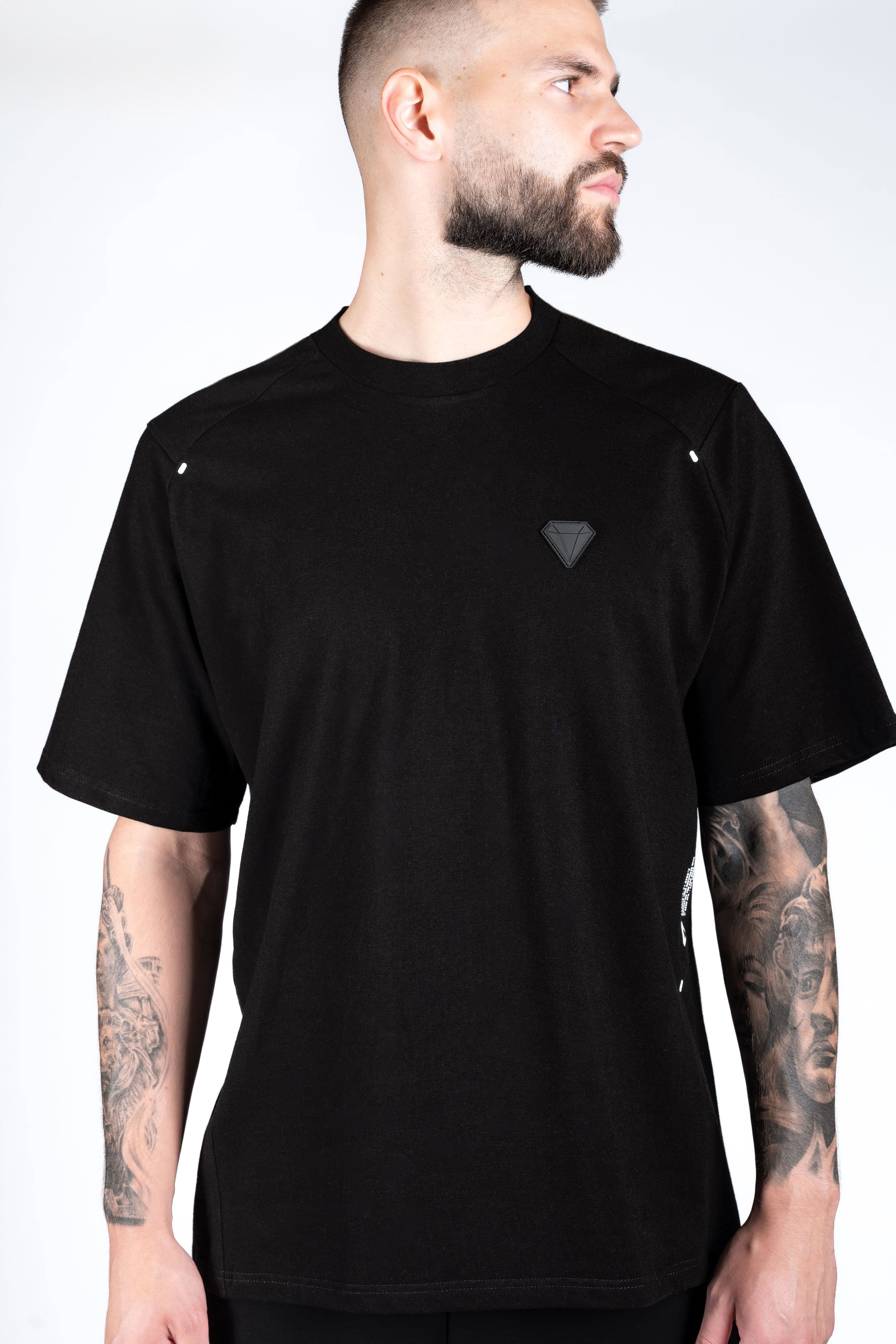 TECHPRO PÁNSKÝ KRÁTKÝ BALÍČEK - BLACK (2-KUSY)
