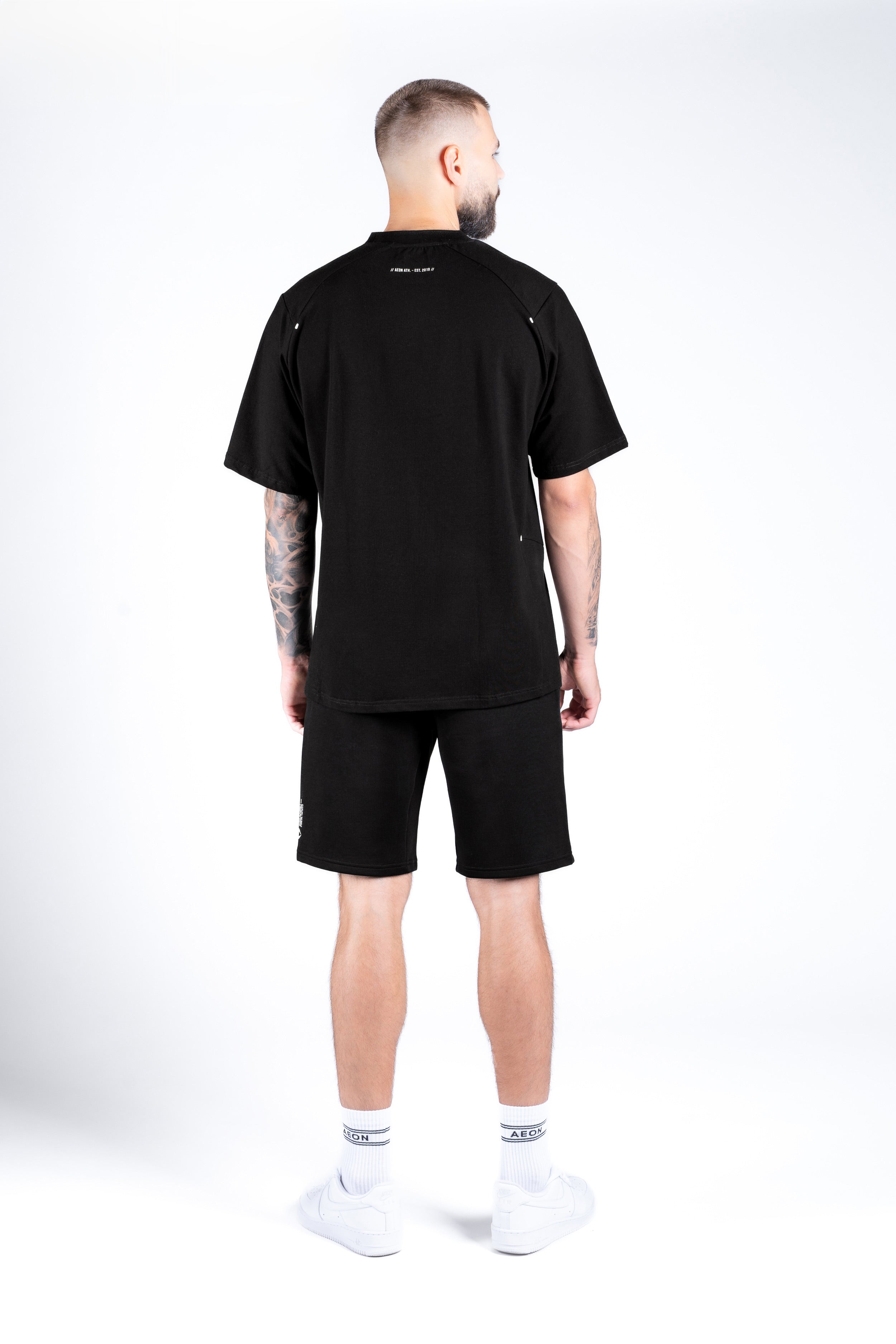 TECHPRO PÁNSKÝ KRÁTKÝ BALÍČEK - BLACK (2-KUSY)