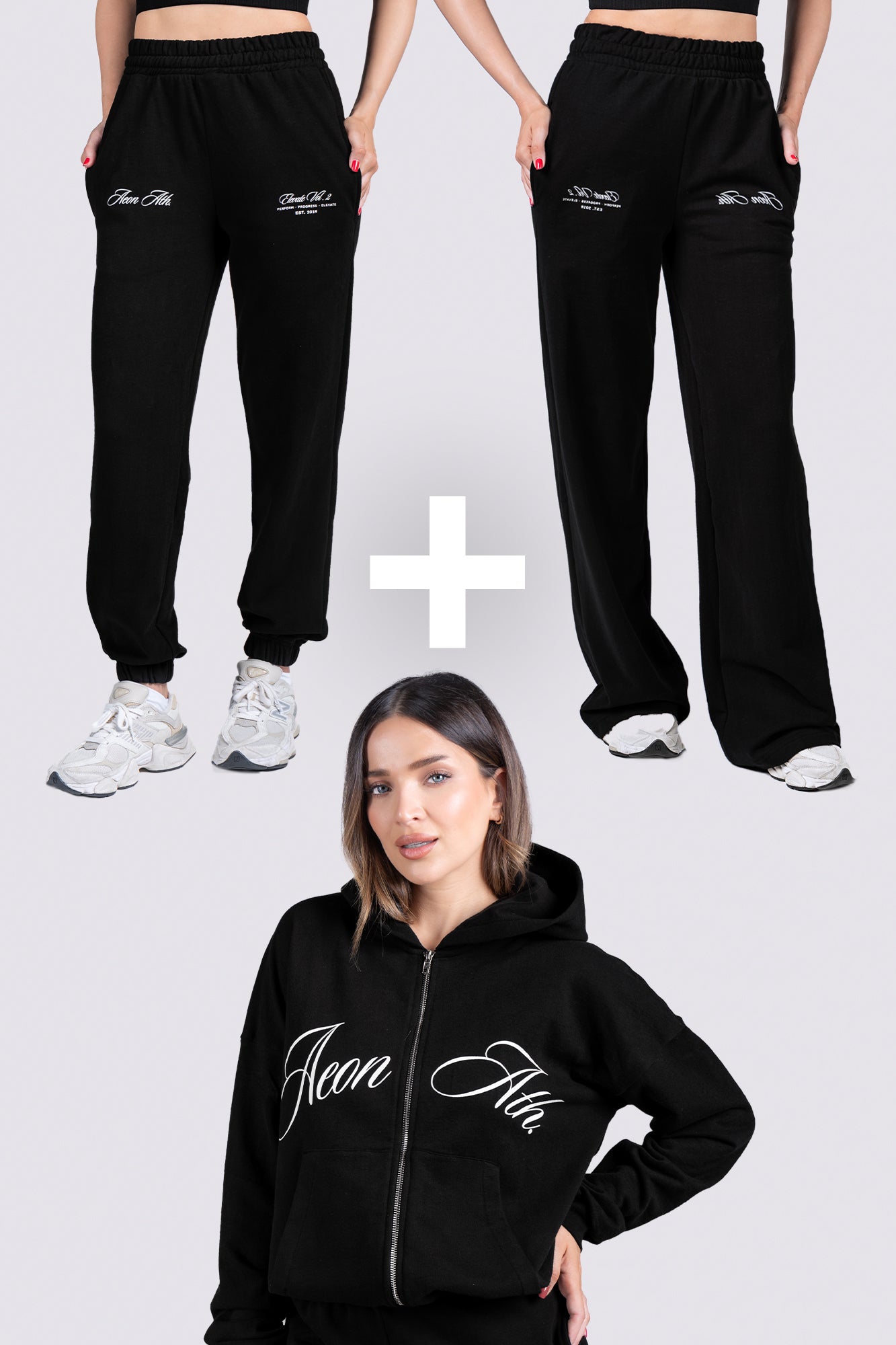 ELEVATE TEPLÁKOVÁ SOUPRAVA - BLACK (3-KUSY)