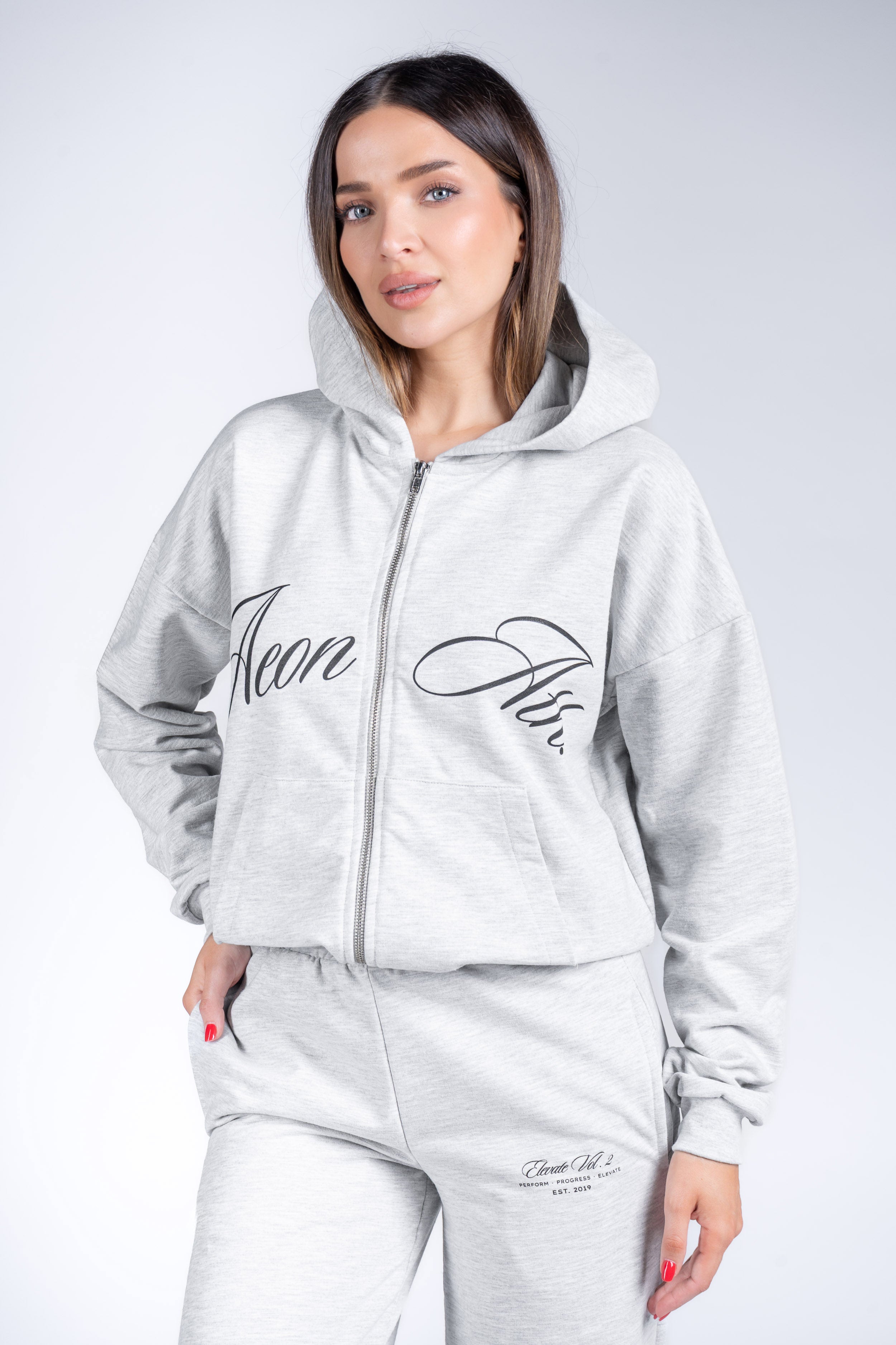 ELEVATE MIKINA NA ZIP