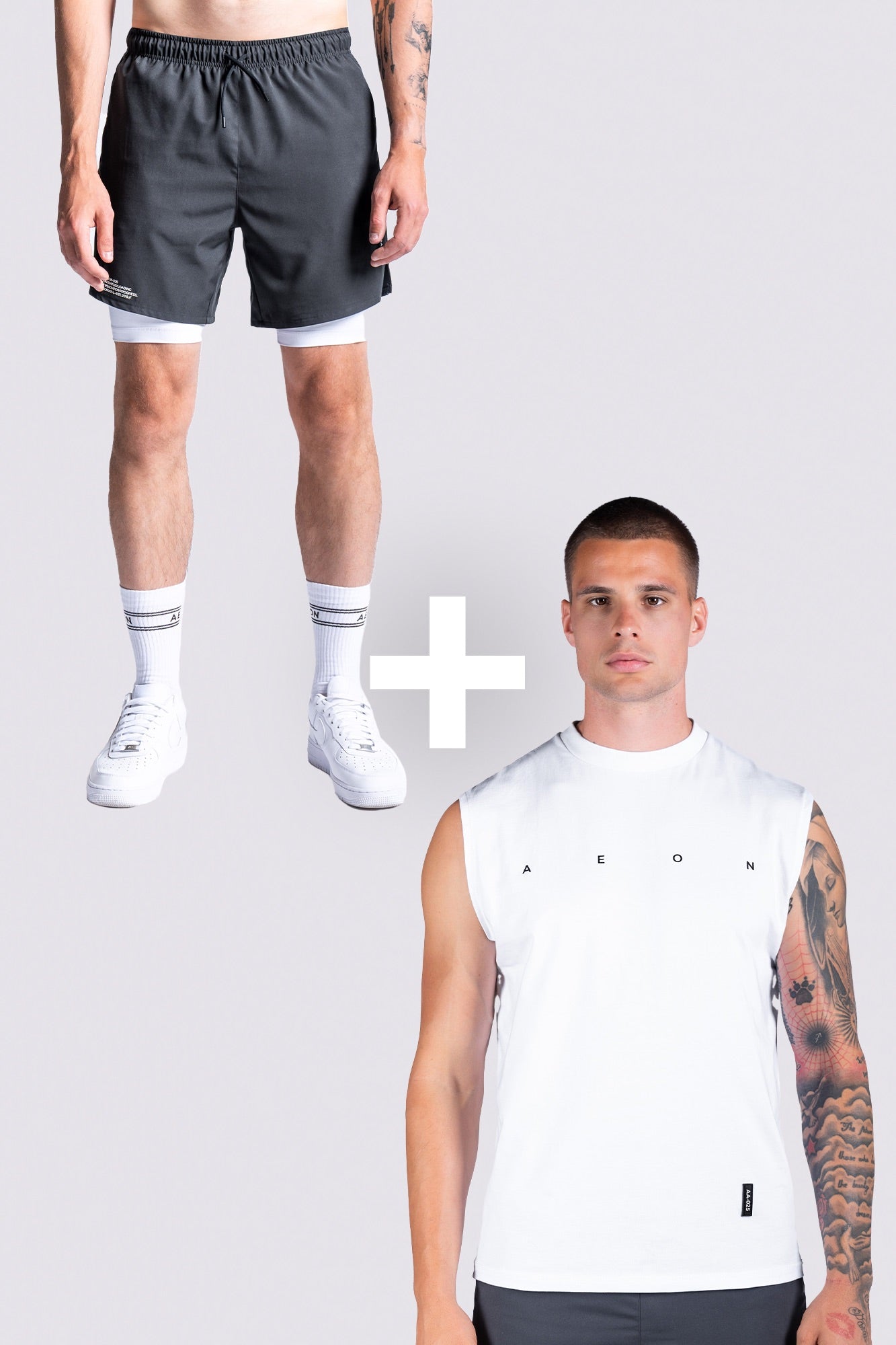 ICON SADA - GRAPHITE/WHITE (2-KUSY)