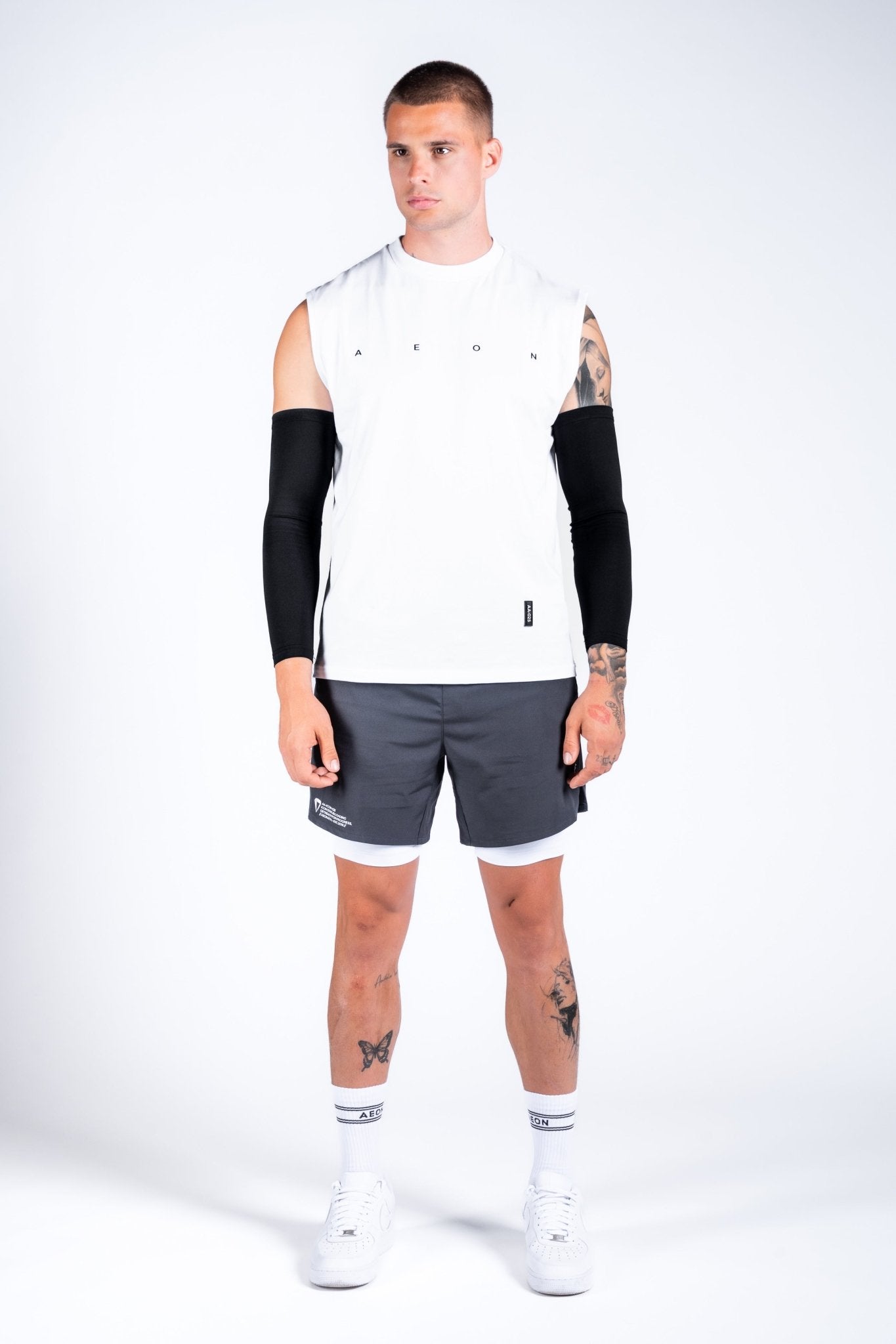 ICON BUNDLE - GRAPHITE/WHITE (2 - PIECE) - Aeon Athletics