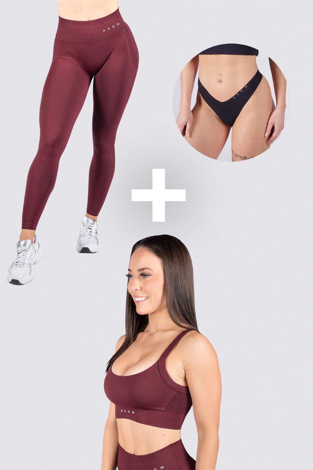 MOTION BUNDLE V2 - BURGUNDY (3 - PIECE) - Aeon Athletics