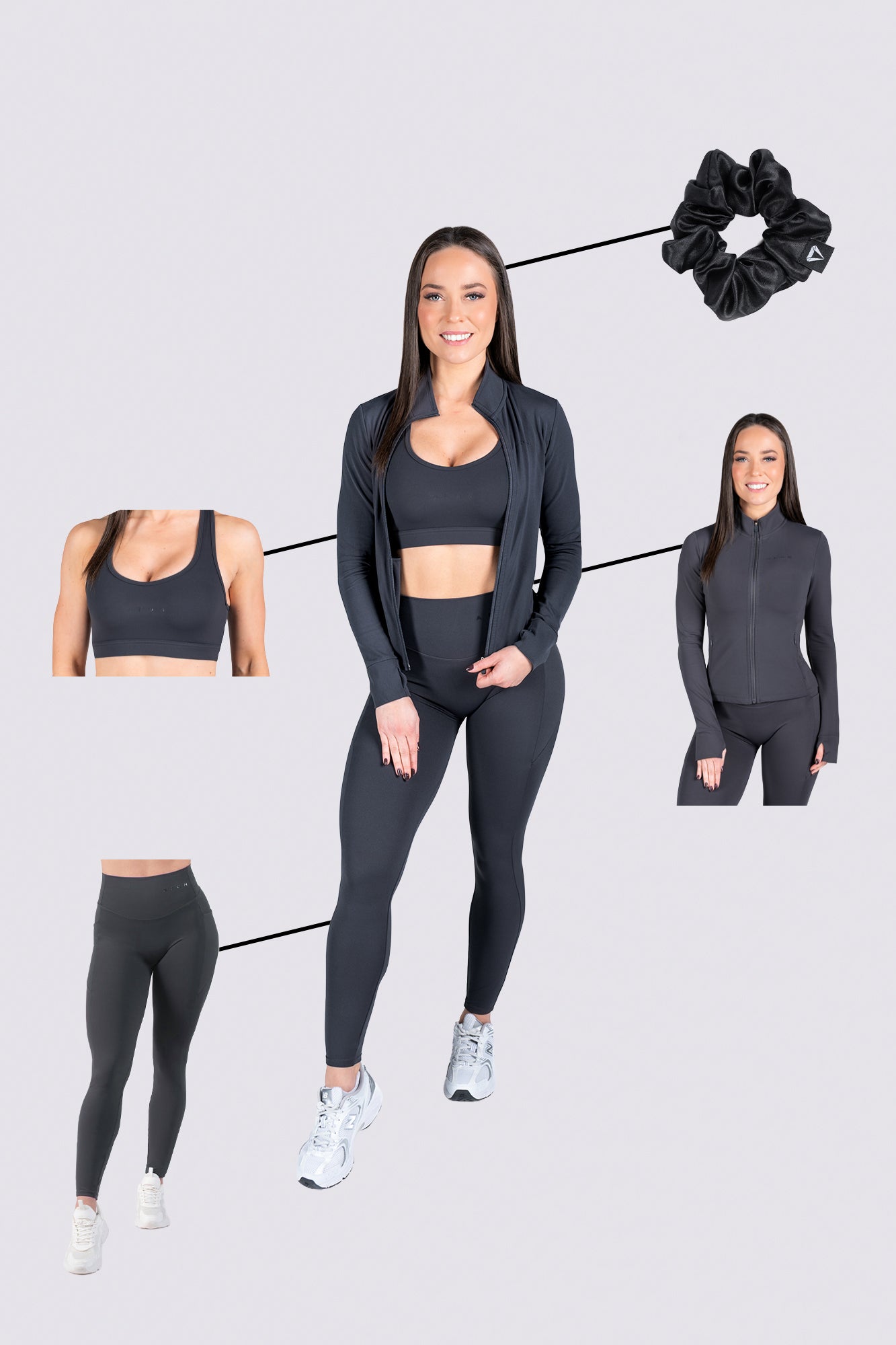 SECOND SKIN BUNDLE - GRAPHITE (4 - PIECE) - Aeon Athletics