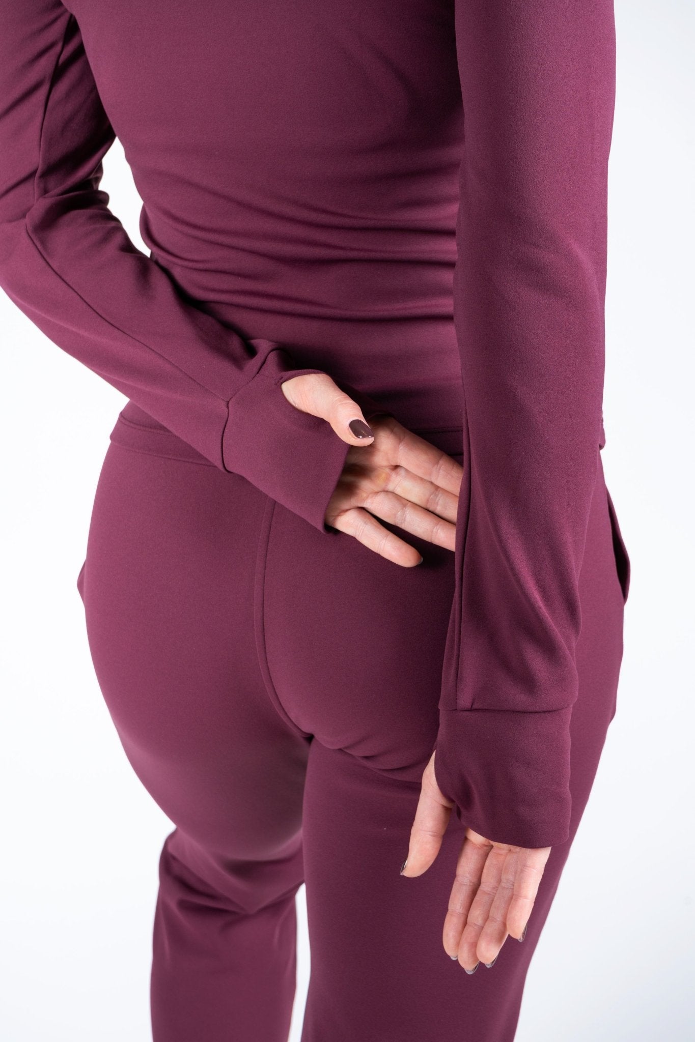 SECOND SKIN TRACKSUIT BUNDLE - BURGUNDY (2 - PIECE) - Aeon Athletics