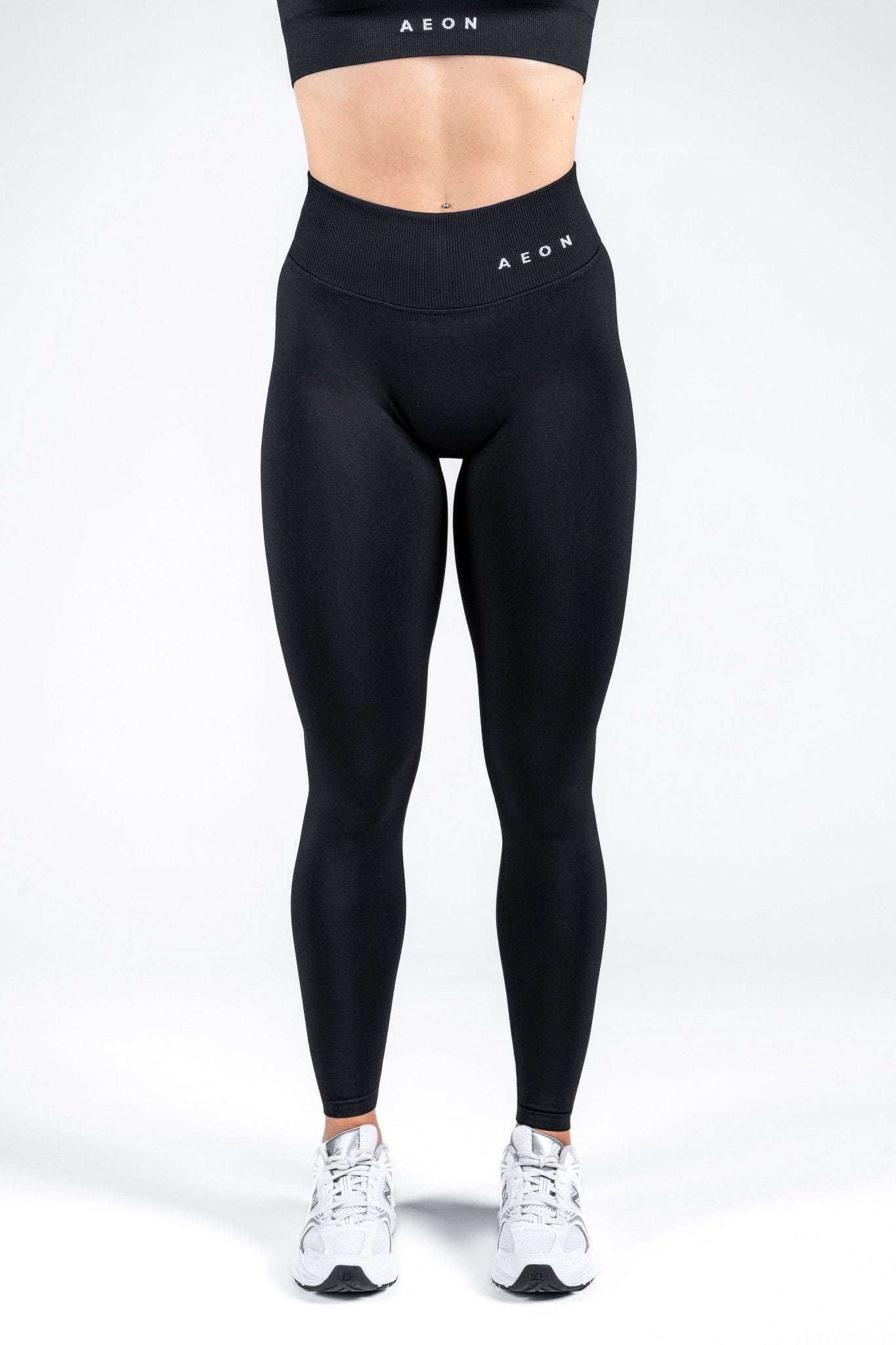 SIGNATURE SEAMLESS LEGGINGS BUNDLE - BLACK (3 - PIECES) - Aeon Athletics